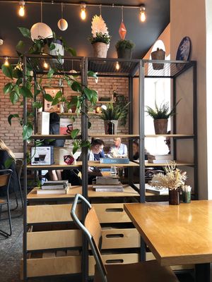 Inside  at Bridewell Coffee in Donaghadee