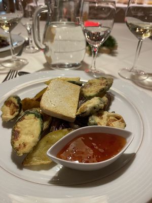 Grillgemüse mit Chilisauce und Tofu  at Hotel Onach in Onies