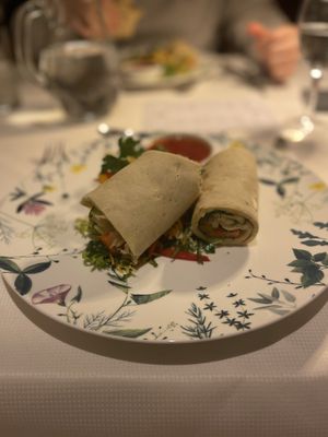 Gemüsewrap #Veganuary at Hotel Onach in Onies