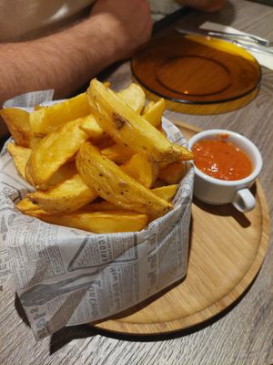 Patatas bravas at All Negre in Montardit De Baix