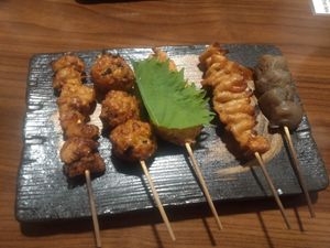 Yakitori at Aju in Osaka