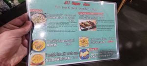 Main Course Menu at Aju in Osaka