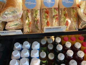 Vegan sandwich at Think Coffee in New York City