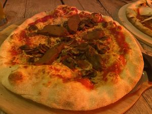 Vegan pizza 🍕   at BrewDog - Berlin Mitte in Berlin