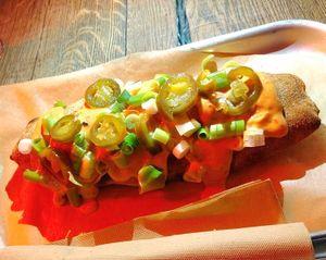 Holy chipotle vegan hotdog at BrewDog - Berlin Mitte in Berlin