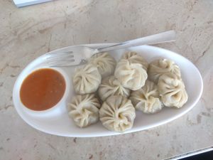 Vegetarian MOMO at Vaishnav Deli in Kathmandu