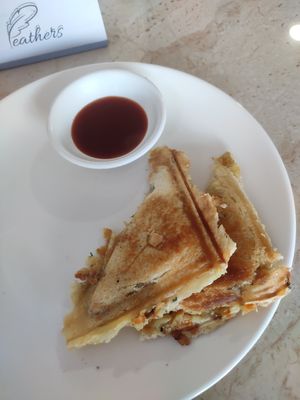 Sandwich at Vaishnav Deli in Kathmandu