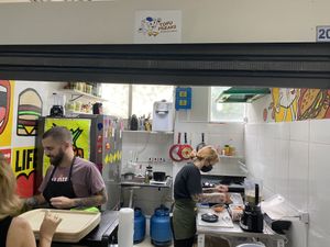 the TOFU FREAKS!  at Tofu Freaks in Sao Paulo