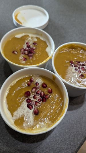 Autumn Harmony Soup for the 2024 Springfield Vegan Chef Challenge at Whimsy Tea Company in Springfield