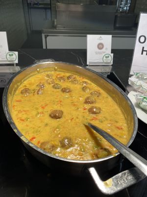 Vegan meatball curry   at Lopesan Costa Meloneras, Resort & Spa in Gran Canaria