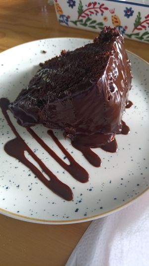 Torta de chocolate at Casa Hoja in Pereira