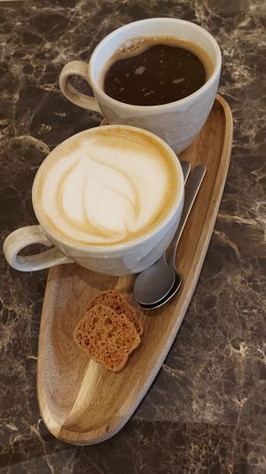 Vegan coffees at O'YO - Sint Baafs in Ghent