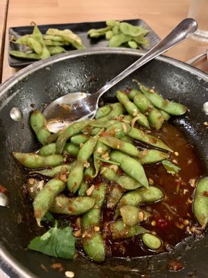 Togarashi Edamame, specify no oyster sauce/vegan  at Ichi Togarashi in Naples
