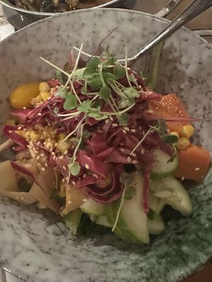 Fresh salad   at Ichi Togarashi in Naples