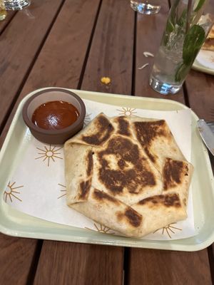 Crunchwrap  at La Semilla in Atlanta