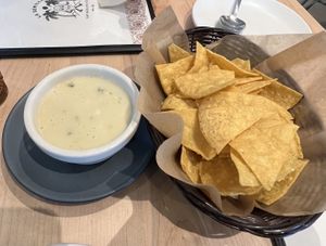 Chips and queso  at La Semilla in Atlanta