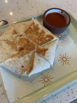 Crunch wrap  at La Semilla in Atlanta