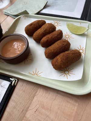 Croquetas de jamon   at La Semilla in Atlanta