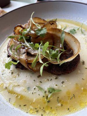 Lion’s mane steak  at La Semilla in Atlanta