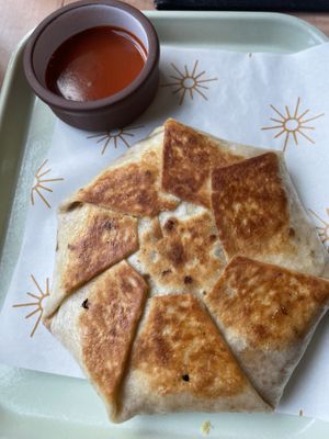 Crunch wrapp  at La Semilla in Atlanta