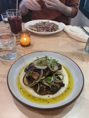 mushroom steak  at La Semilla in Atlanta