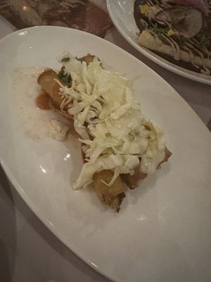 Potato flautas (special )  at La Semilla in Atlanta