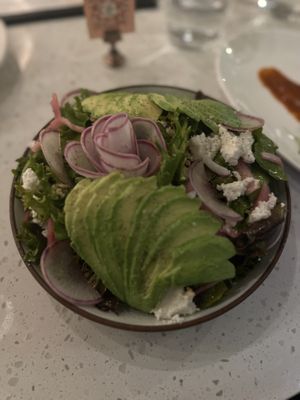 Good salad. Ask for sea salt  at La Semilla in Atlanta