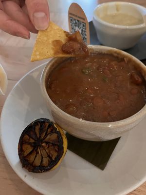 Mantequilla beans  at La Semilla in Atlanta