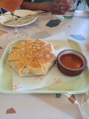 Crunch wrap at La Semilla in Atlanta