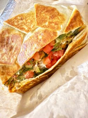 Crunchwrap at La Semilla in Atlanta
