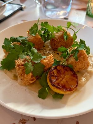 Masa-Fried Mushrooms at La Semilla in Atlanta
