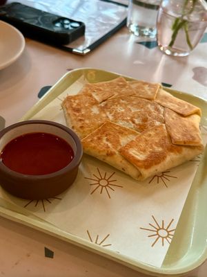 Crunchwrap Supreme at La Semilla in Atlanta