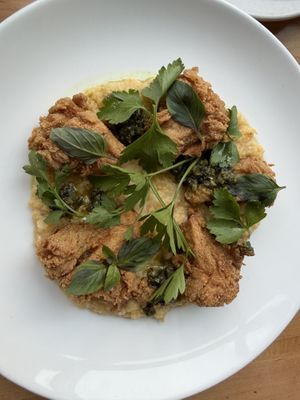 Shrooms and Grits  at La Semilla in Atlanta