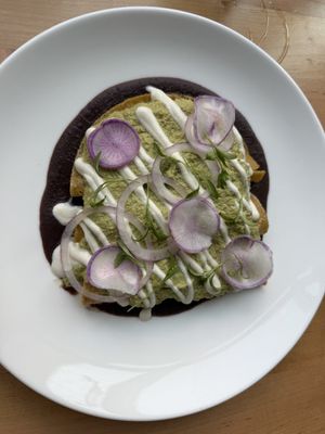 Enmoladas Verdes  at La Semilla in Atlanta