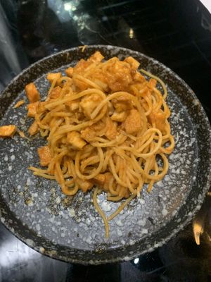 Vegan spaghetti bolognaise   at Bake to Nature in Phuket