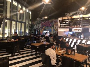 Interior shot   at Black Tap Mamsha Al Saadiyat in Abu Dhabi