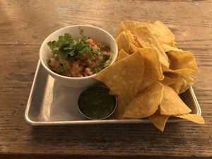 Guac & chips  at Black Tap Mamsha Al Saadiyat in Abu Dhabi
