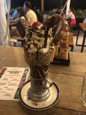Vegan Crazyshake  at Black Tap Mamsha Al Saadiyat in Abu Dhabi