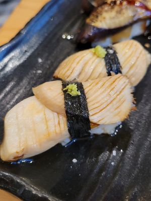 Trumpet mushroom #Veganuary at Kusaki - Pop-up in Los Angeles