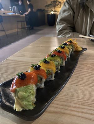 rainbow roll  at Kusaki - Pop-up in Los Angeles