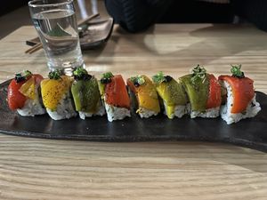 The Rainbow Roll  at Kusaki - Pop-up in Los Angeles