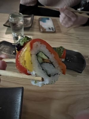 The Rainbow Roll  at Kusaki - Pop-up in Los Angeles