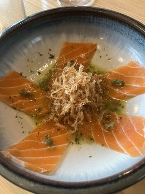 Tuna centre left is the best   at Kusaki - Pop-up in Los Angeles