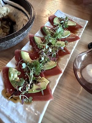 Crispy Garlic Tuna  at Kusaki - Pop-up in Los Angeles