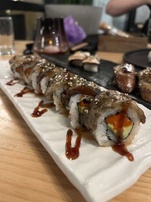 Rainbow roll   at Kusaki - Pop-up in Los Angeles