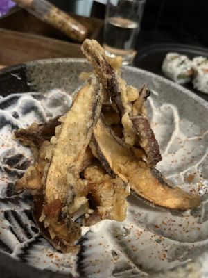 Shiitake fries / tempura   at Kusaki - Pop-up in Los Angeles