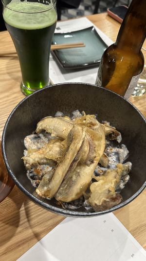 Portobello fries  at Kusaki - Pop-up in Los Angeles