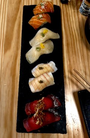 Nigiri sushi  at Kusaki - Pop-up in Los Angeles