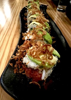 Spicy tuna roll  at Kusaki - Pop-up in Los Angeles