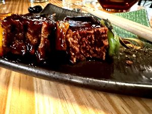 Wagyu yakitori  at Kusaki - Pop-up in Los Angeles